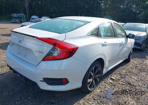 2019 Honda Civic Sport z USA, uszkodzony, nr VIN 2HGFC2F85KH573244